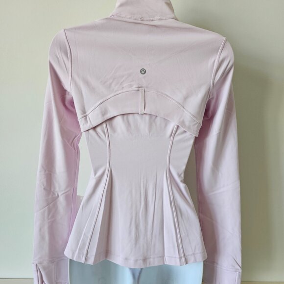 NWT LULULEMON PNKO Pink Organza Buttery Soft Nulu Define Jacket Size 12 - Picture 6 of 8